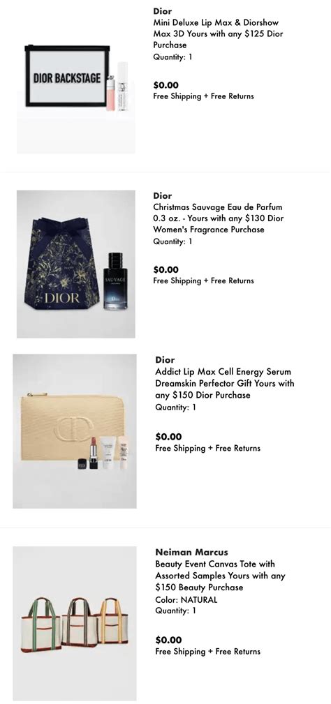 dior free gift with purchase|boots Dior free gift.